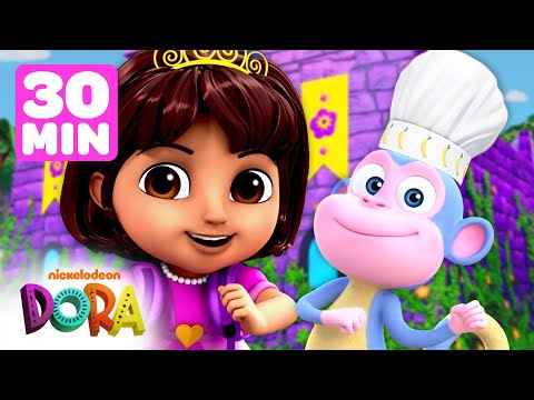 Dora's Halloween Costume Party! 👸 30 Minutes | Dora & Friends