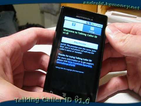 Talking Caller ID v1.0  ---  Android Ringtone that Speaks Caller ID