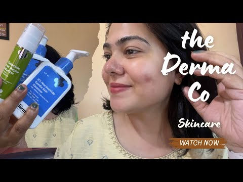 Quick and easy skincare routine for Sensitive Skin | The derma Co Ceramide moisturiser | Cleanser