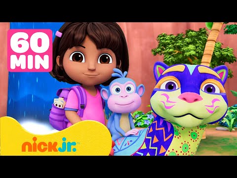 Dora | ¡Las aventuras más osadas en la selva de Dora! 💗 1 hora | Dora y Amigos | Nick Jr. en Español