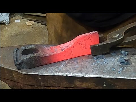 Forging an Axe.