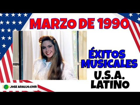 Top 20 Latino: Estados Unidos 🇺🇸, Marzo de 1990 🌟🎶