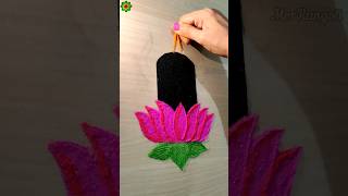 Mahadev Rangoli Art | Satisfying | Mahashivratri Special Rangoli #mahadev