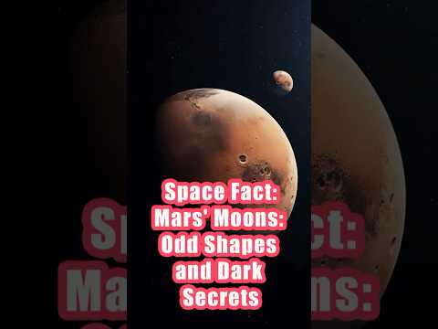 Mars' Moons: Odd Shapes and Dark Secrets #shorts #spacefacts