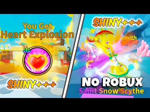 I GOT HEART EXPLOSION SPELL & THE *SAINT SNOW SCYTHE* EXCLUSIVE WEAPON | WITHOUT ROBUX | WFS ROBLOX