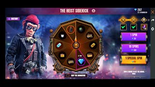 THE HEIST SIDEKICK 4-10 SEP,NEW SPIN EVENT,100DAIMOND,BUNDLE,GUNSKIN