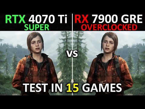 RTX 4070 Ti SUPER vs RX 7900 GRE Overclocked | Test in 15 Games | Performance battle! 🔥 | 2024