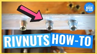 How to Install Rivnut Rivet Nut Nutserts WITH TOOL [Full Guide]