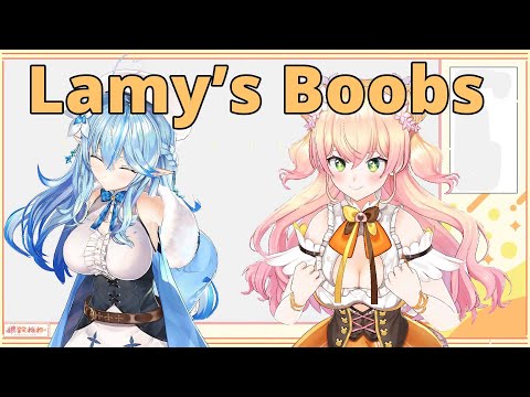 Nene loves Lamy's bewbs 【ENG SUB】