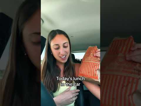 Lunch in the car: Whataburger