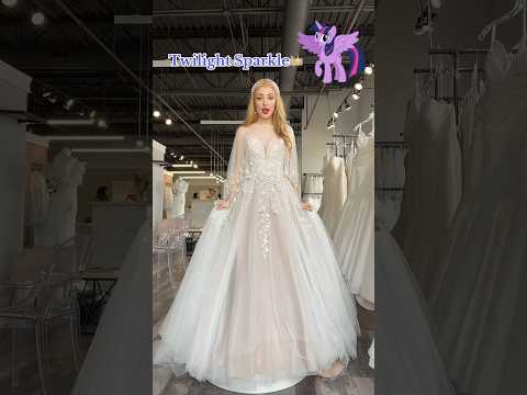 Wedding dresses inspired by My Little Pony💗 #weddingdress #mylittlepony