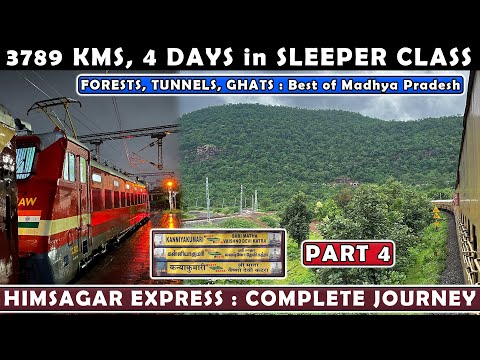 WARANGAL to BHOPAL : HIMSAGAR Express Complete Journey PART 4