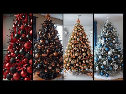 🎄100+ CHRISTMAS TREE DECORATION l CHRISTMAS DECOR IDEAS l CHRISTMAS TREE TRENDS 2024