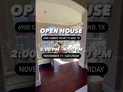 Gorgeous Home's Open House in Plano, Texas! #shorts