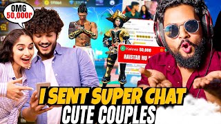 2 V Badge Couple 😱 Kicked On Live Angry Girlfriend & Bf Open Challenge आजा Noob😤1 vs 4 में !!