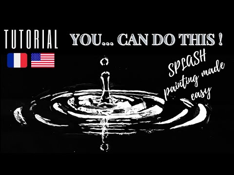 #31- SPLASH! You can do this !!! |Fluid Acrylic Paint Pouring| #youtubeartvideo #splash