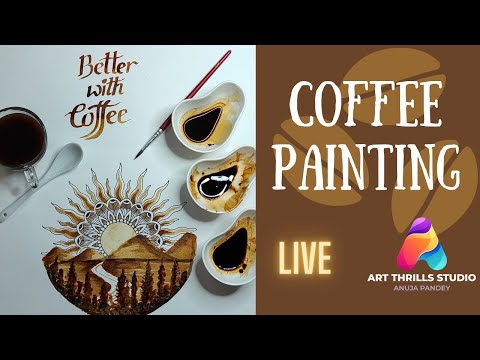 Coffee Painting: Live Workshop - Day 2