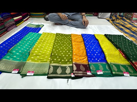 Mysore Silk Imitation Sarees in Chickpet 🛍️‼️