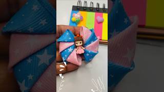 How to make easy hair bow| hairbow with ribbon |bow accessories| beginners tutorial |diy shorts