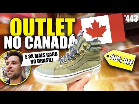 Vale a Pena? OUTLET Canadá, Quanto CUSTA as Melhores Marcas? Será que as promoções são boas? #443