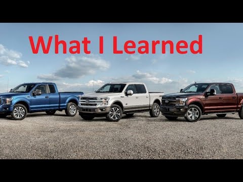 New Ford F150 researching and buying lessons learned