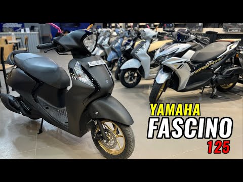 2025 Yamaha Fascino 125 New Model Detailed Review Video | Fascino 125 All Colours / Variants / Price