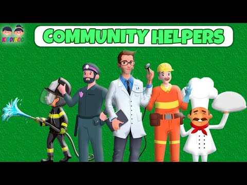 Our Community helpers - Educational videos for kids - Our helpers from society - Community helpers