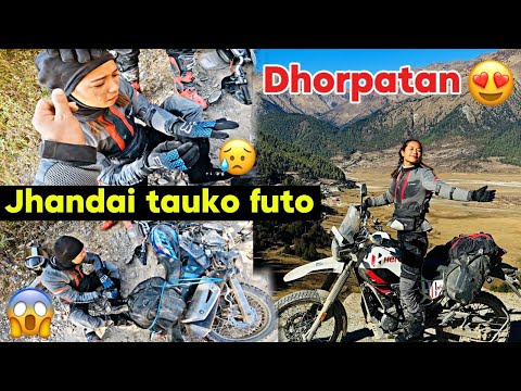 MARERA DHORPATAN AAIPUGEYO😰//SOCHE JASTO SAJILO CHAI XAINA😓//DOLPA RIDE DAY-2❤️