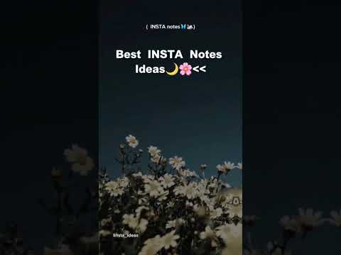 Notes ideas for Instagram #instagram #ideas#youtube