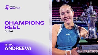 Mirra's Journey to her FIRST WTA 1000 Title in Dubai! 🏆