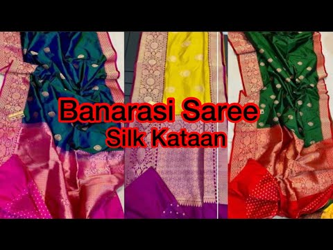 Banaras Kadhuwa Weaving Silk Saree