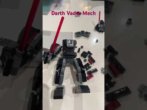 LEGO Star Wars Darth Vader Mech! #lego #shorts #starwars #disney #darthvader