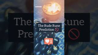 😯 Rude Runes Urgent Message 🛑#shorts #runesreading #viral