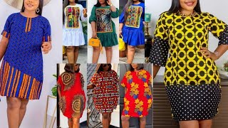 Latest Ankara short dresses 2023//Trendy Ankara for Ladies// African Fashion