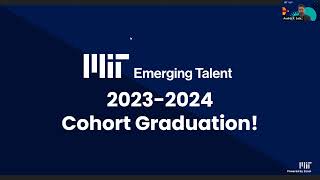 MIT Emerging Talent 2024 Graduation