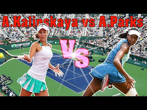 Anna Kalinskaya vs Alycia Parks 💖 Indian Wells 2023 (Full Match HD).