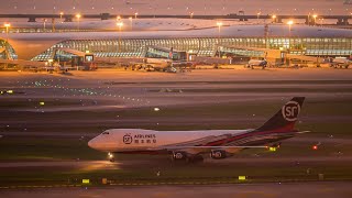 現今世界最短波音747商業航班！順豐航空B747貨機23分鐘從香港飛回深圳 SF Airlines B747-400ERF form HongKong To Shenzhen！