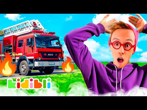 Fire Trucks for Children | Educational Firefighters Videos for Kids | Kidibli