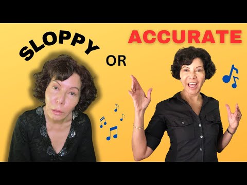 Is Your Singing ACCURATE or  SLOPPY?  1 Simple Exercise!