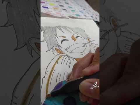 DRAWING LUFFY WANO ARC #drawing #onepiece #wanokunianimeph #luffy #luffytaro #drawing