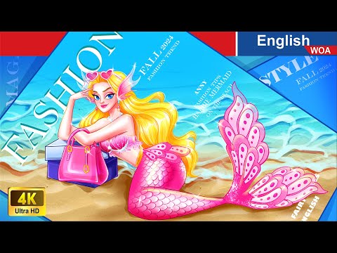 Fashion show of Barbie Mermaid 🐬✨ English Storytime 💥🌛 Fairy Tales in English @WOAFairyTalesEnglish