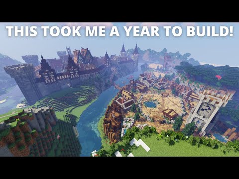 I Spent Over a Year Building in Survival Minecraft! [World Download]