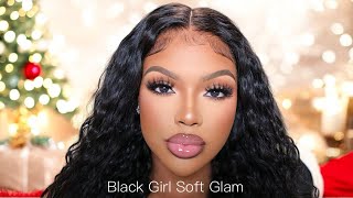 BLACK GIRL SOFT GLAM MAKEUP TUTORIAL  🎀 | KaaylaDee