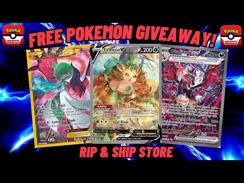 🔴Live - Free Pokémon Card Giveaways & Rip & Ship Store!