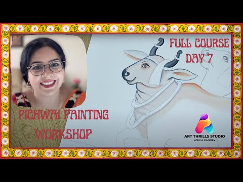 Pichwai Painting Live Tutorial: Day 7