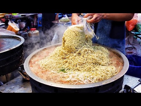 Amazing！！Fried Noodles Mountain！