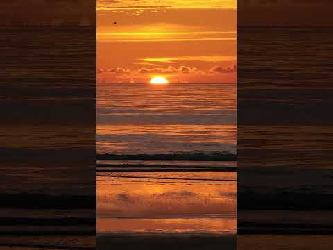 Vilano Beach Sunset | Orange Fire in the Sky #mothernature #oceansounds #oceanset #coastalbliss