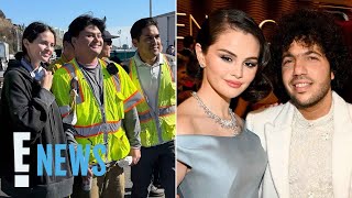 Selena Gomez and Fiancé Benny Blanco Serve Food To First Responders Amid L.A. Wildfires | E! News