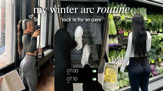 winter arc vlog | my *productive* routine to LOCK IN, be disciplined, and level up by 2025 ✨