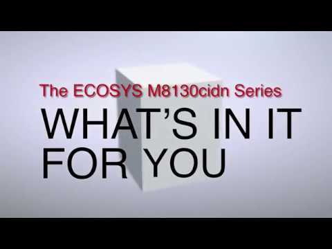 ECOSYS M8130cidn Speed, Color, & Ease of Use